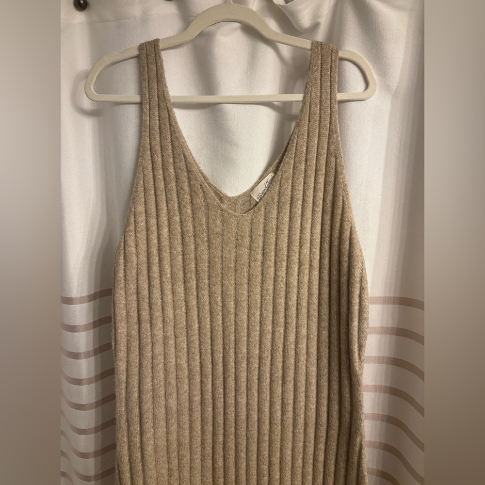 Universal Thread Camel Ribbed Knit Sweater - Picture 2 of 5